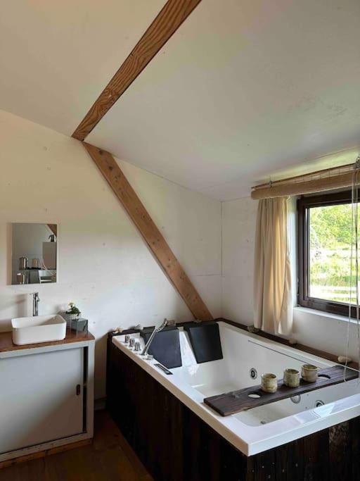 Cosy Cabane Boise Solaire, Balneo Bath Et Toilette Seche A La Ferme Mimizan Ngoại thất bức ảnh